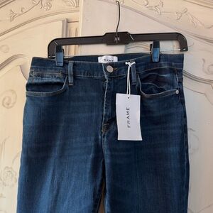 Frame Denim Dark Blue Skinny Jeans